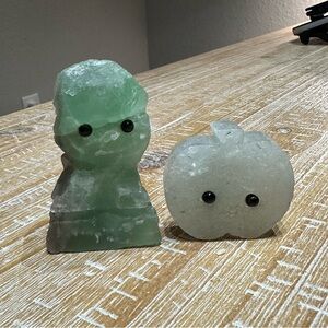 Crystal Buddy bundle -Fluorite & Apple friends